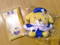 サンリオ ハッピーくじ ポムポムプリン ぬいぐるみチャーム マルチケース