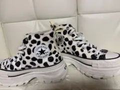 CONVERSE ALL STAR ドット柄 厚底スニーカー
