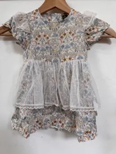 美品　moimoln 貝殻花柄ワンピース