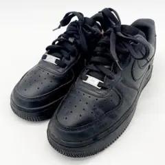 NIKE スニーカー AIR FORCE 1 オールブラック ストリート 厚底