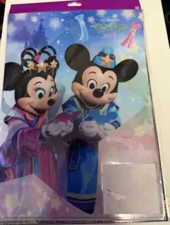 東京ディズニーリゾート ミッキーマウスクリアファイル　七夕のサムネイル