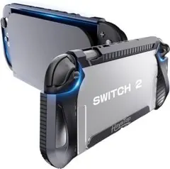 Switch2 保護 カバー+ガラスフィルム1枚+親指キャップ+アルコール綿 黒