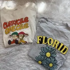 WEGO Tシャツ 2枚セット M グレー/ホワイト