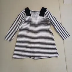 petit main ストライプワンピース 120cm