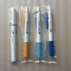 製薬会社　ボールペン3本　➕　蛍光ペン　計4本セット