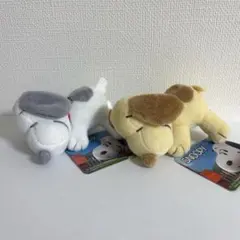 【未使用】スヌーピー　平成レトロ　レトロ　ぬいぐるみ　キーホルダー　マスコット