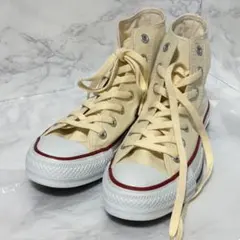 y123125 CONVERSE スニーカー　ハイカット　シンプル　23cm