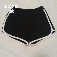 UNIQLO KIDS AIRism ハーフパンツ 130 ブラック