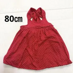 babyGap 赤い水玉模様 ワンピース 80㎝　女の子　ミニーちゃん風