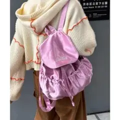 定価8800円　新品【CIAOPANIC TYPY】刺繍サテンリュックサック