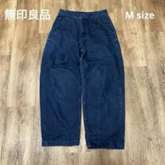 無印良品　カポック混ワイドレッグデニムのサムネイル