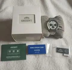 ORIENT オリエント SEIKO クロノグラフ腕時計 クオーツ パンダのサムネイル