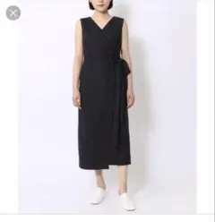TOMORROWLAND Ballsey 半袖 デニム風カシュクール風ワンピース | Mercari