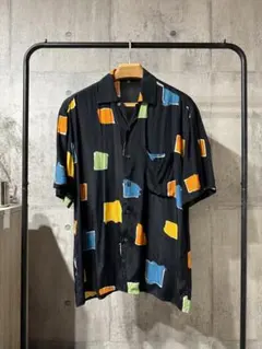 【即購入可】vintage レーヨン 半袖シャツ
