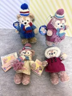 東京ディズニーシー ダッフィー シェリーメイ ぬいぐるみバッジ ダッフルコート