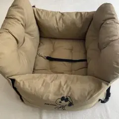 ドライブベッド　ドライブキャリーベッド　スヌーピー　ベージュ　美品のサムネイル