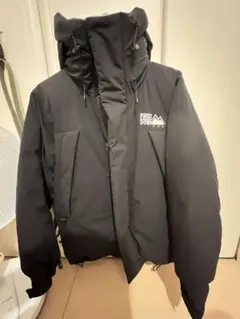 FIRST DOWN ブラック ダウンジャケット Sサイズ