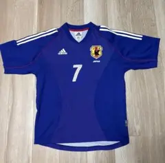 サッカー 日本代表 ユニフォーム 2002 年 日韓 W杯 背番号 7 中田英寿