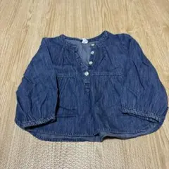 デニムシャツ 90cm 18-24ヶ月