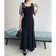 未使用 バースデーバッシュ人気 姫ワンピ リボンペプラムドレス 