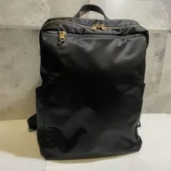 【未使用級】russet 多機能リュック　ナイロン　ブラック
