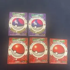 ポケモンゲット！シール 丸美屋 5枚セットのサムネイル