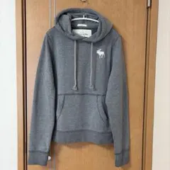 アバクロ Abercrombie&Fitch パーカー グレー　L