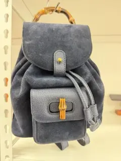 GUCCI バンブー スエード リュック　バックパック　中古美品 正規品のサムネイル