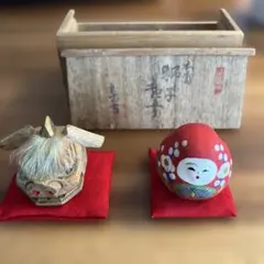 地蔵 お地蔵さん なかよし しあわせ 家族 お守り 陶人形 置物 2体