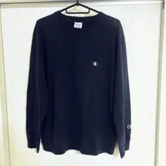 チャンピオン 長袖Tシャツ ネイビーのサムネイル