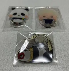 呪術廻戦パンダ、トゲくんアクリルスタンド、キーホルダーセット