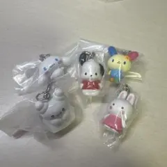 サンリオ めじるしアクセサリー ウサハナ ポチャッコ はなまるおばけ シナモン