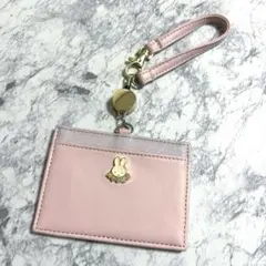 ミッフィー パスケース 定期入れ ピンク