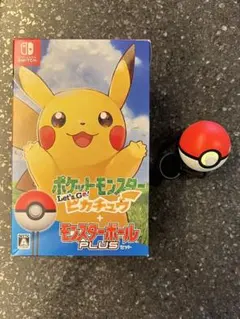 モンスターボールPlus ミュウ入り ポケモンGO 未使用 Let'sピカチュウ