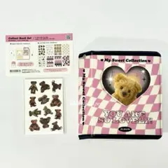 韓国文具 韓国シール帳 ARTBOXくまデザインシールブック♡のサムネイル
