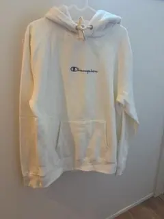 Champion パーカー ホワイト Mサイズのサムネイル