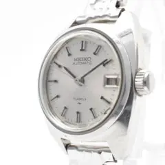 稼働品 SEIKO セイコー レディース腕時計 自動巻 シルバー