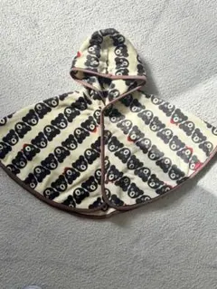 DOUBLE.B クマ柄 ベビーポンチョ