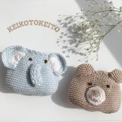 くまさんポシェット　ショルダーバッグ