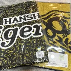 阪神タイガース 90周年 フェイスタオル 金ラメジャガード ハンドタオル