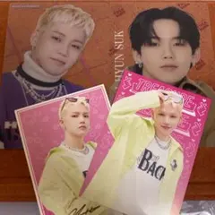 treasure ヒョンソク クリアポストカード ポップアップ くじ