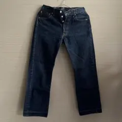 Levi's 501 ダークブルー ストレートデニム 30×32