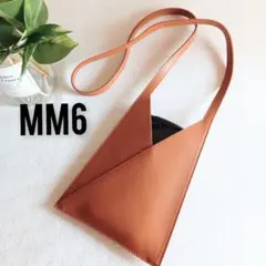 美品 マルジェラ MM6 レザー スマホ ポシェット ポーチ レディース メンズ