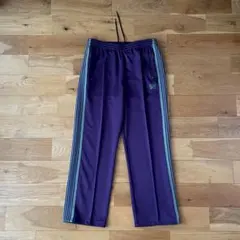 最終値下げneedles トラックパンツ　エッグプラント　ナロー S 2025年最新】needles トラックパンツ エッグプラントの人気