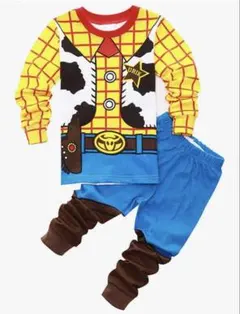 ウッディ 風 パジャマ セットアップ トイストーリー なりきり コスプレ