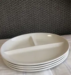 ホワイト仕切り皿 4枚セット