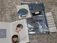 TXT act promise プレミアムシート特典＋展示会カード、缶バッチ