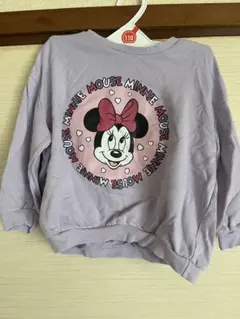 しまむら　トレーナー　ミニー　ディズニー　110サイズ