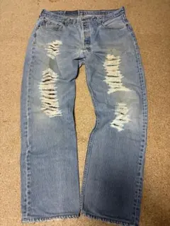 LEVI'S 501® XX destroydenimpants Y2K 00s - メルカリ