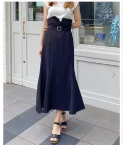 INGNI 2way共ベルト付マーメイドスカート